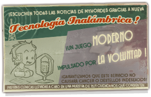 MyHordes - Anuncio de tecnología inalámbrica