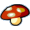 Champignon rigolo rouge